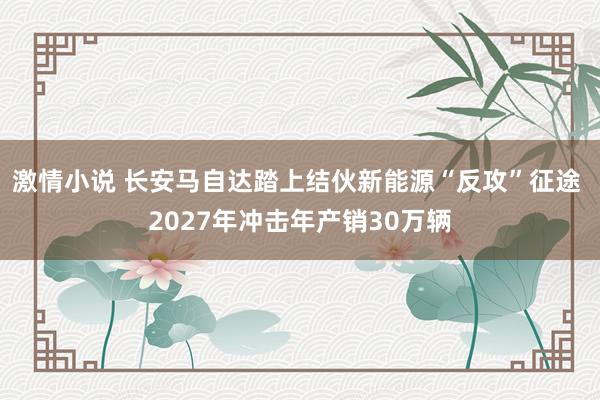 激情小说 长安马自达踏上结伙新能源“反攻”征途 2027年冲击年产销30万辆