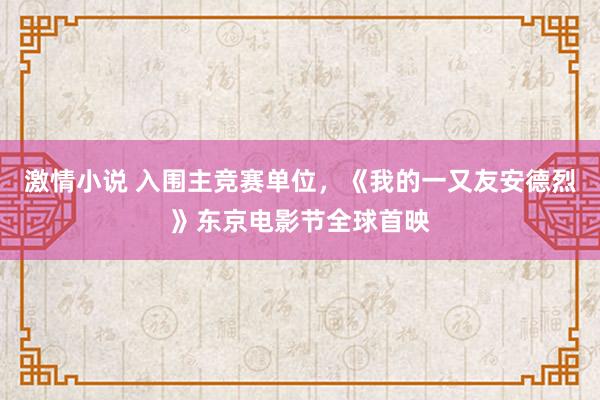 激情小说 入围主竞赛单位，《我的一又友安德烈》东京电影节全球首映