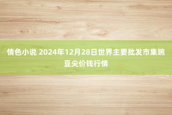 情色小说 2024年12月28日世界主要批发市集豌豆尖价钱行情